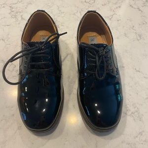 Little Boys Black Patent Dress Shoes size 12